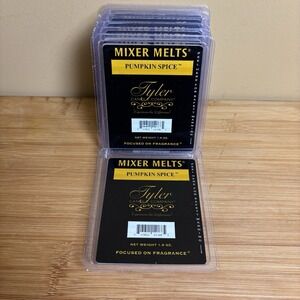 Tyler Candle Company Scented Wax Mixer Melts‎ Pumpkin Spice Lot Of 7